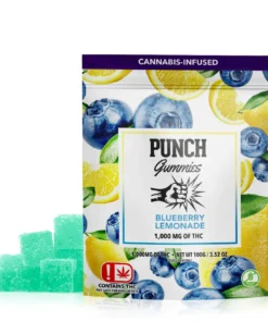Punch Extreme Gummies – Blueberry Lemonade – THC 1000mg
