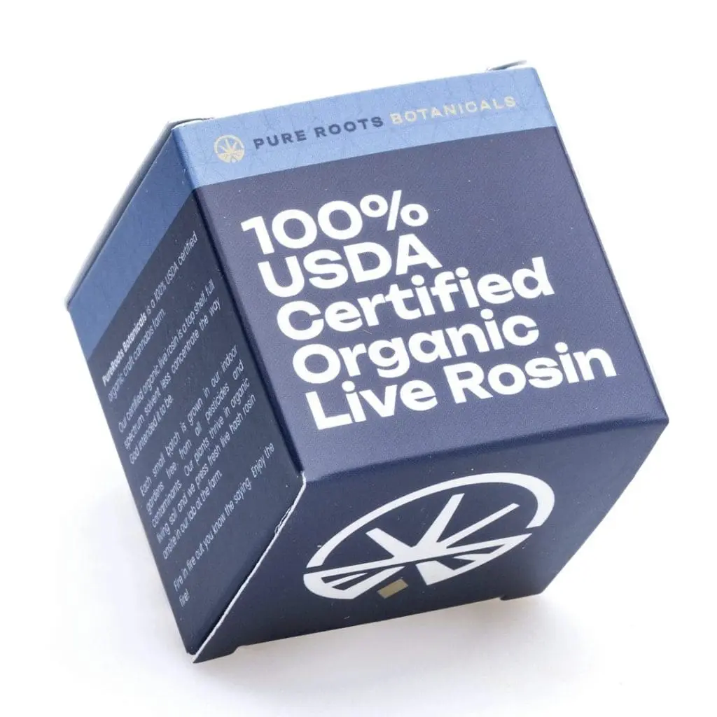 Pure Roots Botanicals THCa Live Rosin Concentrate – Straw Guava (1 gram) - Image 2