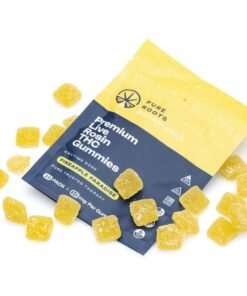 Pure Roots Botanicals THC Live Rosin Gummies – Pineapple Paradise (200 mg Total Delta 9 THC)