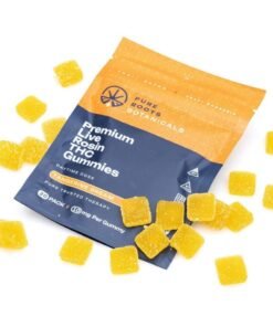 Pure Roots Botanicals THC Live Rosin Gummies – Tangerine Dream (200 mg Total Delta 9 THC)
