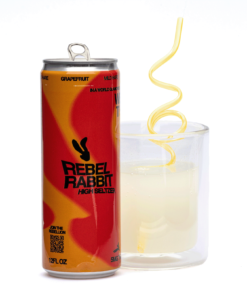 Rebel Rabbit Mild Hare Delta 9 Seltzer 4 Pack – Grapefruit (20 mg Total Delta 9 THC)