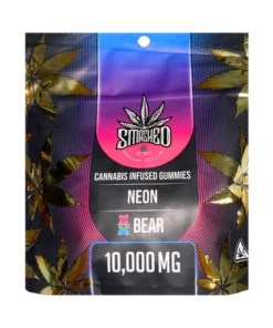 Smashed Cannabis Infused Gummies Neon Bear – THC 10,000mg