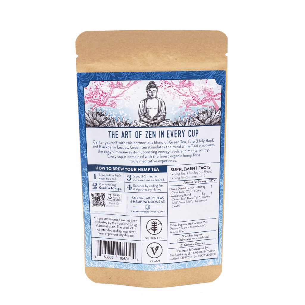 The Brothers Apothecary Buddha’s Berry Hemp CBD Tea - Image 3