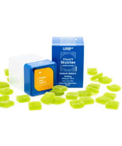 Urb Delta 8 THC and Delta 9 THC Cloud 9 Skybites – Prickly Pear Watermelon (90 mg Delta 8 THC + 10 mg Delta 9 THC Total)