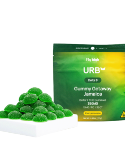 Urb Delta 9 THC Gummies – Kiwi Lemonade (350 mg Total Delta 9 THC)