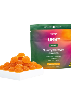 Urb Delta 9 THC Gummies – Passionfruit Mango (350 mg Total Delta 9 THC)