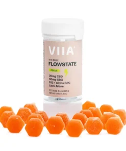VIIA CBG and CBD Flowstate Focus Gummies – THC Free