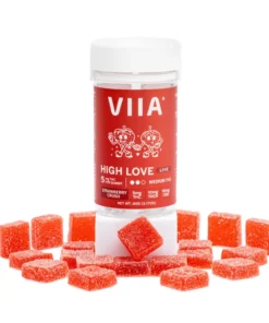 Viia Delta 9 / CBD / THCv High Love Libido Gummies – 5 mg THC