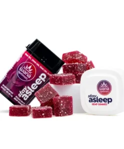 Wana Optimals Stay Asleep Gummies (500 Total Cannabinoids)