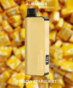 ALIBARBAR INGOT YELLOW STARBURST – 9000 PUFFS